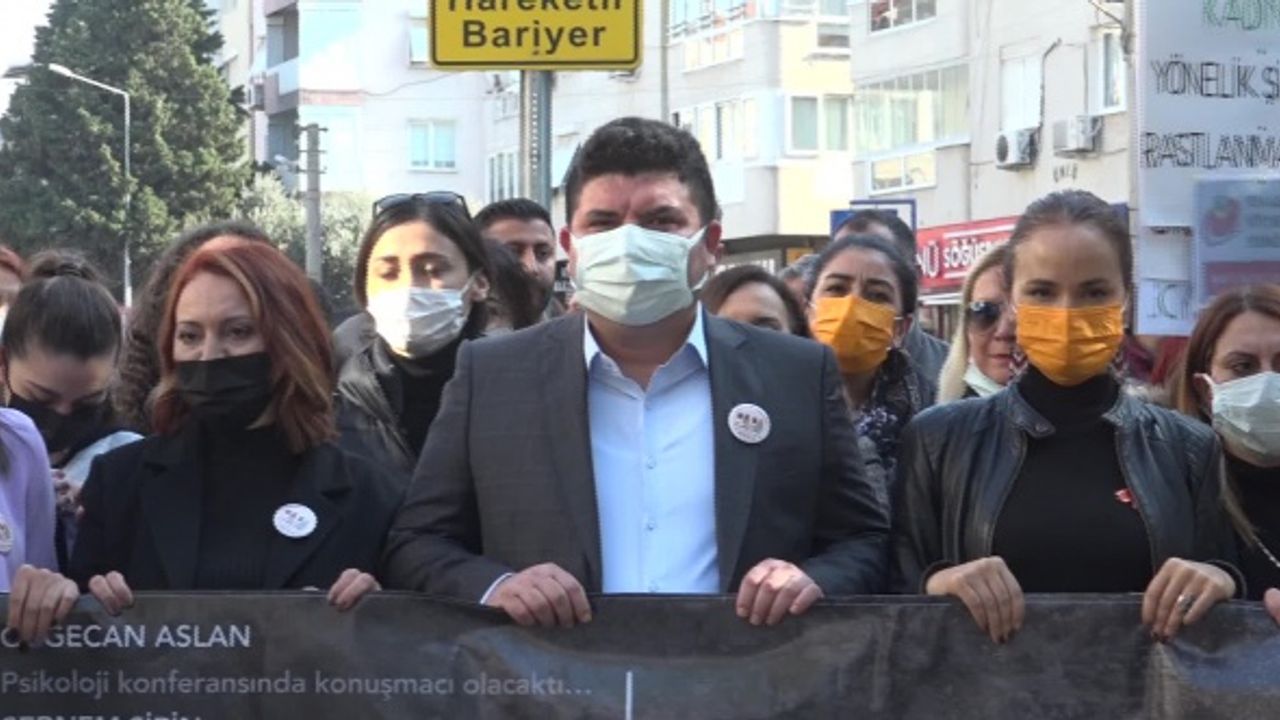 BUCA, KADINA ŞİDDETE KARŞI TEK SES OLDU 