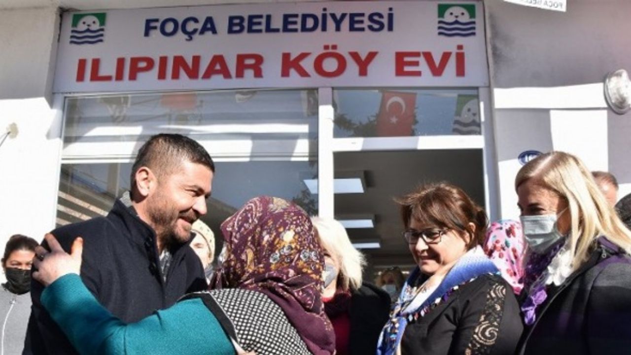 İzmir Foça Ilıpınar Köy Evi açıldı 