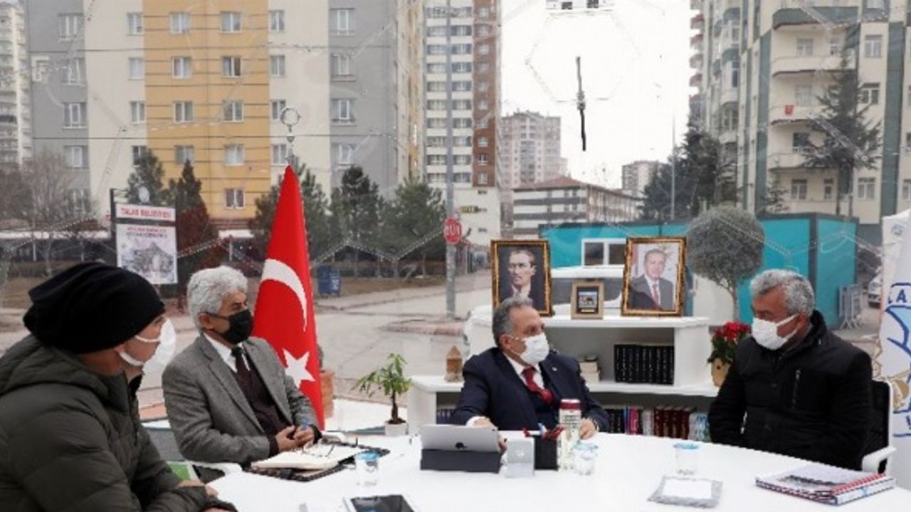 Kayseri Talas'ta “Şeffaf Oda’da Başkanla Baş Başa”