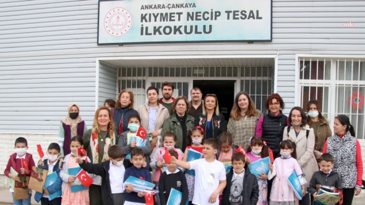 23 NİSAN ÖNCESİ ÇOCUKLARA ÇANKAYA BELEDİYESİ'NDEN HEDİYE 