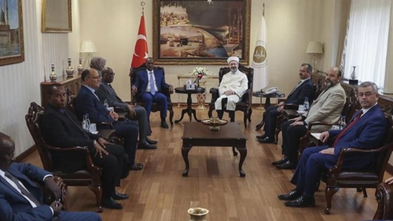 Diyanet İşleri Başkanı, Cibutili mevkidaşını ağırladı