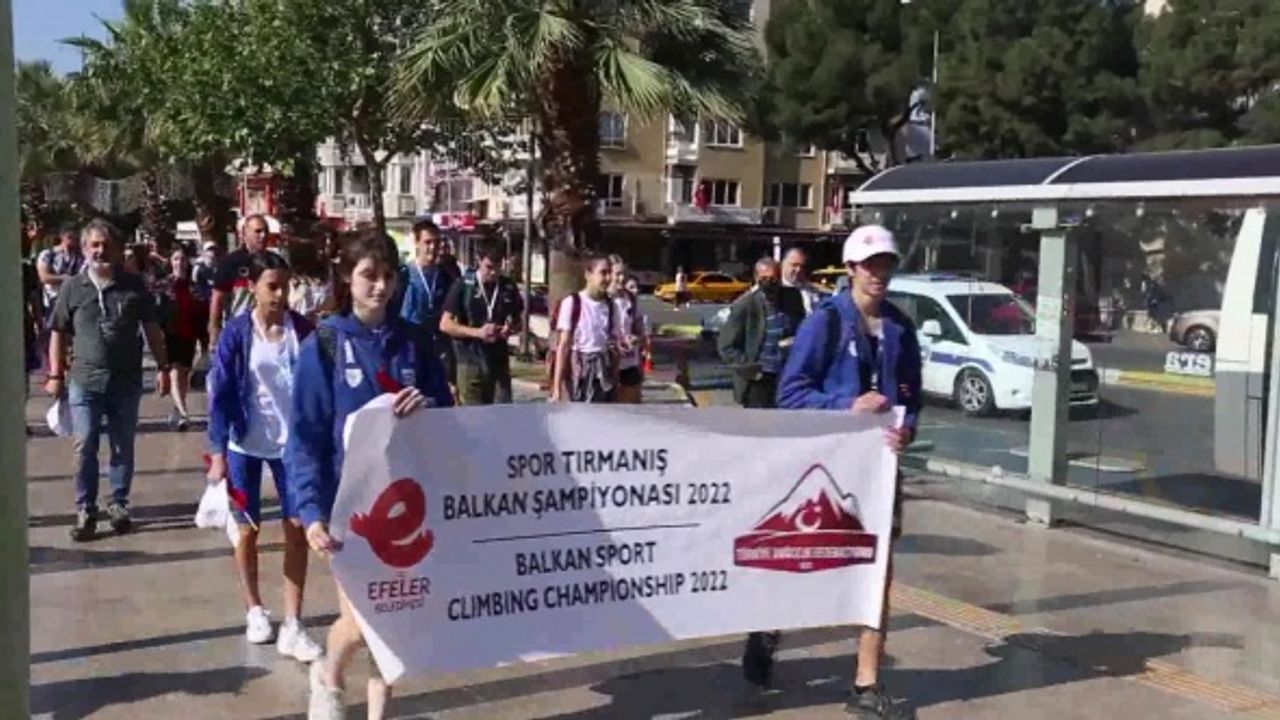 SPOR TIRMANIŞ 2022 BALKAN ŞAMPİYONASI, EFELER'DE BAŞLADI