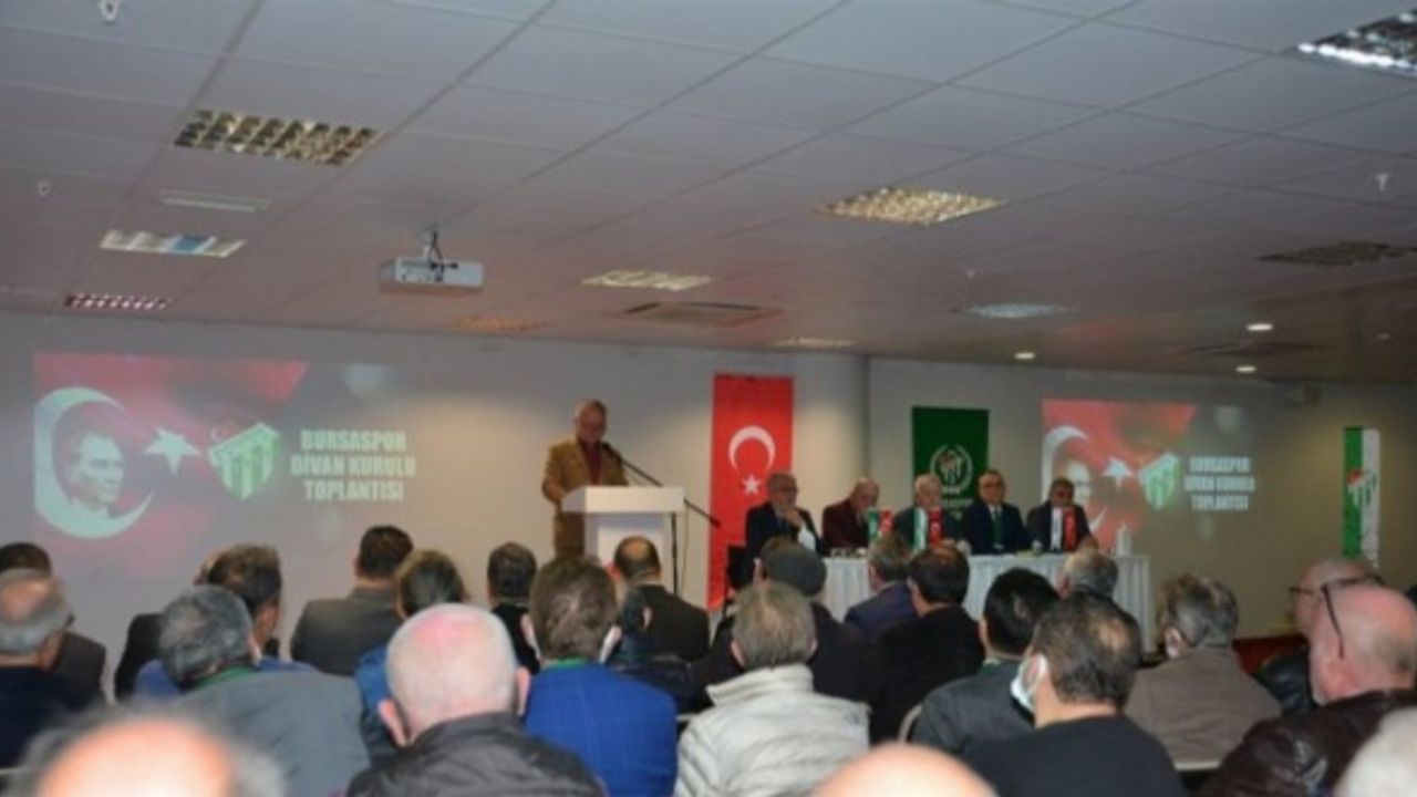 Bursaspor Divan Kurulu toplantısı tarihi belli oldu