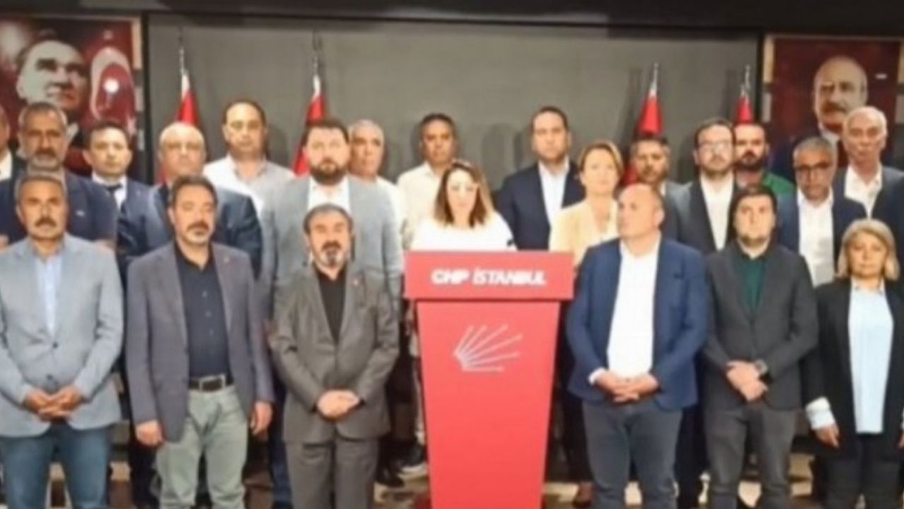 İstanbul'da 39 ilçe başkanından Kaftancıoğlu'na tam destek