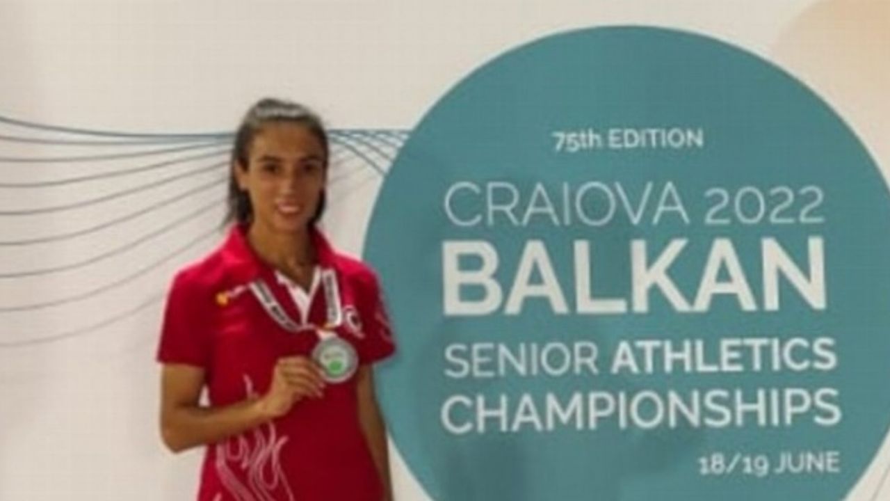 Mardinli milli atlet Fatma Arık'tan gümüş madalya