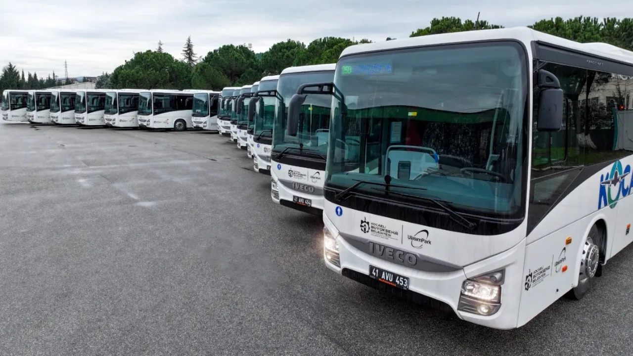 Kocaeli ulaşımına 27 yeni otobüs daha