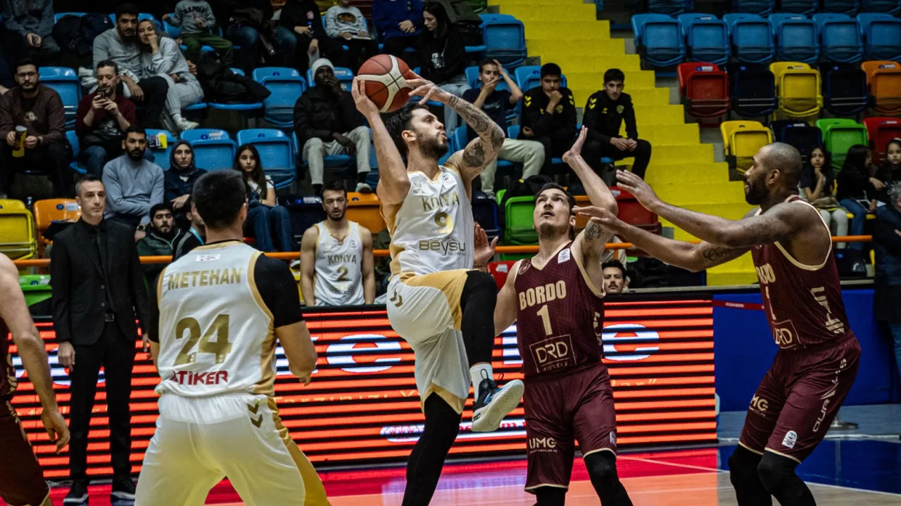 Konya, Bandırma Bordo Basketbol’a şans tanımadı
