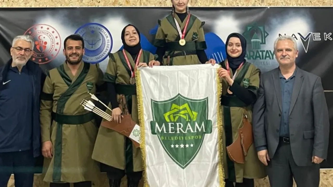 Geleneksel okçulukta zirve; Meram Belediyespor’un