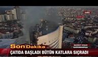 Taksim İlkyardım Hastanesi'nde yangın!