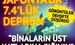 Japonya'da 7.4'lük deprem! Tsunami alarmı verildi... Tokyo'da da hissedildi 'Binaların üst katlarına sığının'