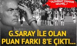 Galatasaray ile olan puan farkı 8'e çıktı!