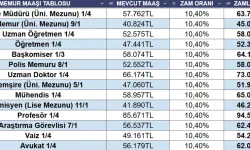 EMEKLİ ZAMMI-MEMUR MAAŞLARI 2025! 5 Aylık Enflasyon Farkı ile Meslek Meslek En Düşük Maaşlar