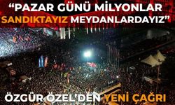 Onbinler İmamoğlu için Saraçhane'ye akın etti! Özgür Özel'den tarihi konuşma