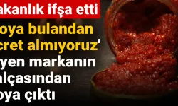 'Boya bulandan ücret almıyoruz' diyen markanın salçasından boya çıktı: Bakanlık ifşa etti