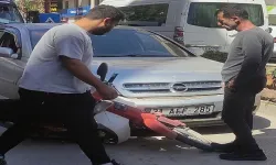 Antalya Kumluca'da maddi hasarlı trafik kazası