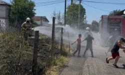 Düzce’de korkutan yangın! Alevler bahçede başladı