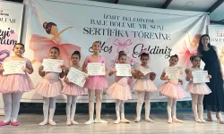 İzmit'te minik balerinler Sanat Akademisi’nde ışıldadı