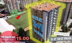 Kayseri Talas'tan taksitli yatırım fırsatı