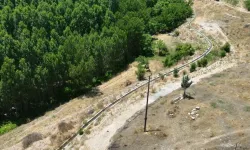 Malatya'da 1200 dekarlık alana kayıpsız su desteği