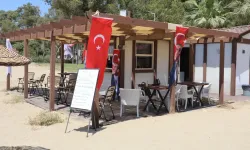 Pamucak Sahili’nde Festival Büfe hizmete girdi