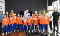 Başkan Büyükgöz, karate şampiyonlarını ağırladı
