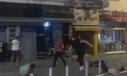 Düzce Şerefiye’de sokak ortasında çıkan kavga şaşırttı!