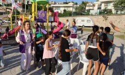 İzmit Tüysüzler’de çocuklar eğlenceye doydu
