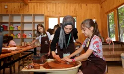 Konya Karatay'da öğrenciler 'Tabiat'ın içinde öğreniyor