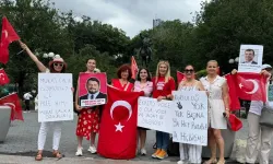 New York’ta İmamoğlu ve tutuklu isimlere protesto