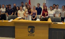 Osnabrück ve Çanakkaleli gençler meclis toplantısında buluştu