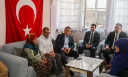 Vali Sözer'den Şehit Osman Er’in ailesine ziyaret