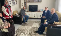 Bursa Gemlik'te Kaymakam Canbaba'dan şehit aileleri ve gazilere Ramazan ziyareti