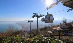 Ordu'da teleferik hattı bakımdan geçti