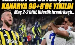 Fenerbahçe, liderlik fırsatını tepti! Kadıköy'de büyük şok... (Maç özeti | Fenerbahçe 2-2 Çaykur Rizespor)