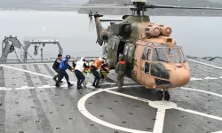 Aksaz'da nefes kesen tatbikat... Denizaltı kurtarma senaryosu gerçeği aratmıyor