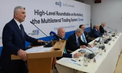 Bakan Bolat Brüksel'de yuvarlak masada konuştu