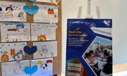 Çocukların çizgileri iki şehir arasında umut köprüsü kurdu