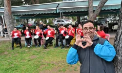 İzmir Bornova'da +1 Down Kafe'de anlamlı buluşma