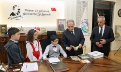 Kayseri Talas'ta küçük başkandan büyük mesajlar