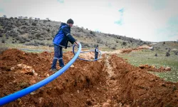 Malatya Arapgir'de yeni içme suyu hattı devrede