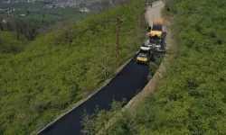 Ordu Altınordu'da grup yolu asfaltlanıyor
