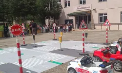 Bilecik Pazaryeri'nde trafik bilinci küçük yaşta başladı