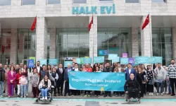 Bursa Nilüfer'de sloganlar engelleri aşmak için yükseldi