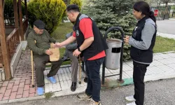Çorum'da huzurevi sakinlerine bayram ziyareti