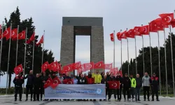 İstanbul'dan Çanakkale'ye saygı pedalı