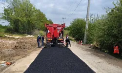 Kocaeli İzmit'te üstyapı çalışmaları sürüyor