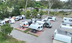 Konyaaltı Karavan Park'ta bayram yoğunluğu
