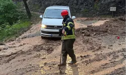 Trabzon Araklı'da sel mağdurlarına itfaiye yardımı
