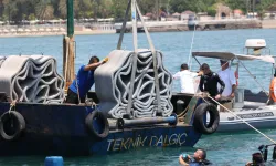 Antalya'da yapay resifler denizle buluştu