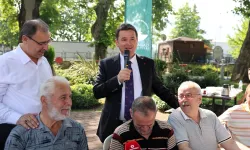 Bursa Osmangazi'de Başkan Aydın Veysel Karani sakinleriyle buluştu